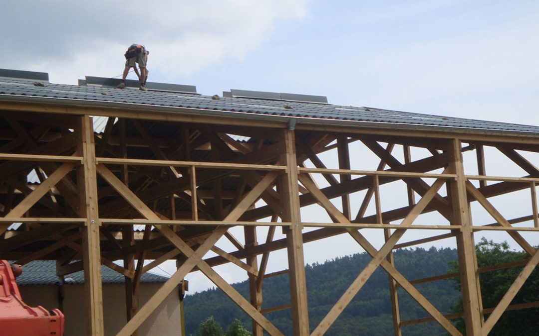 Etapes chantier bâtiment agricole