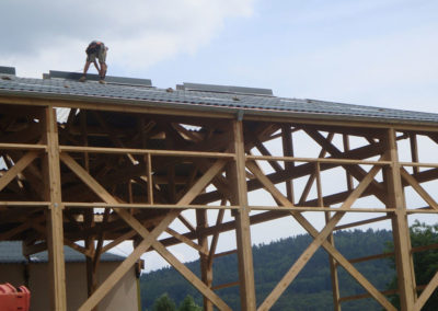 Etapes chantier bâtiment agricole