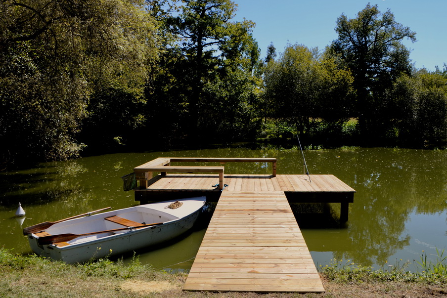 Création et pose d’un ponton en bois